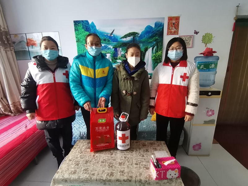 合阳县红十字会2023年“红十字博爱送温暖”活动启动